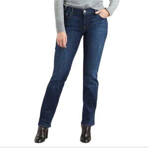 Levi's 505 Straight jeans dark wash size 6